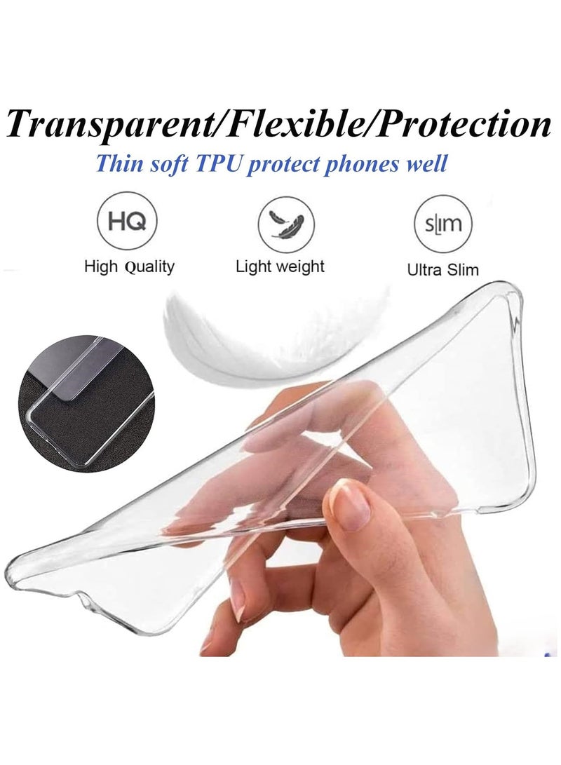 Clear Case Compatible with Huawei Pura 70, Clear TPU Case with 4 Corners Shockproof Protection & Camera Protection Anti-Slip, (Clear) - Image 5