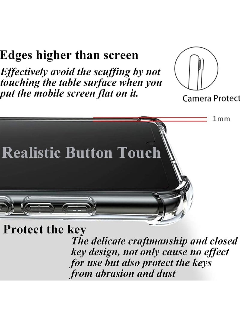 Clear Case Compatible with Huawei Pura 70, Clear TPU Case with 4 Corners Shockproof Protection & Camera Protection Anti-Slip, (Clear) - Image 3