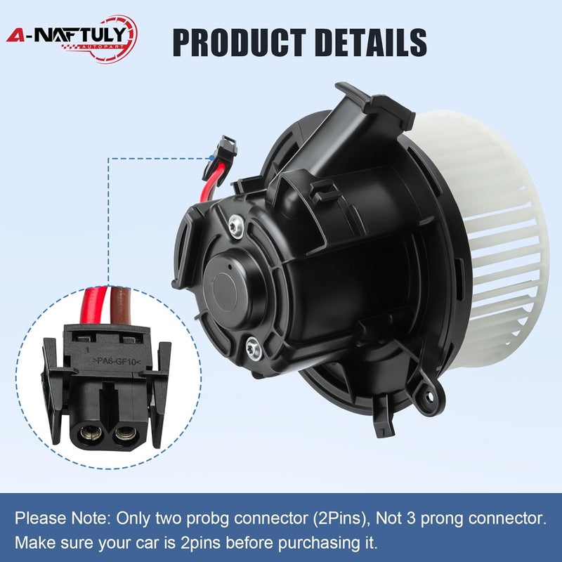 A-NAFTULY AC Blower Motor Fan Replacement for Mercedes Benz Models 2008-2011 - Image 5