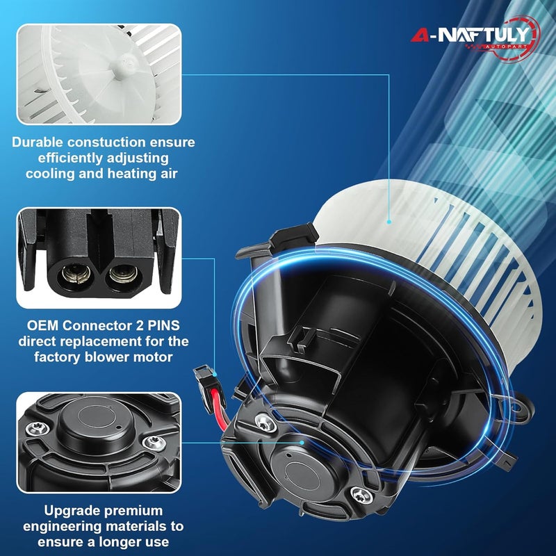 A-NAFTULY AC Blower Motor Fan Replacement for Mercedes Benz Models 2008-2011 - Image 4