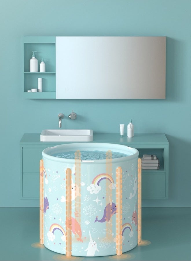 Baby home children's bath tub foldable installation-free bath tub baby swimming pool toddler bath tub bathtub - Image 4