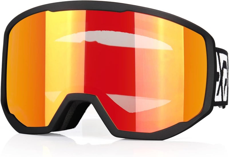 EXP VISION Ski/Snowboard Goggles for Men Women, OTG Snow Goggles Anti Fog UV Protection - Image 1