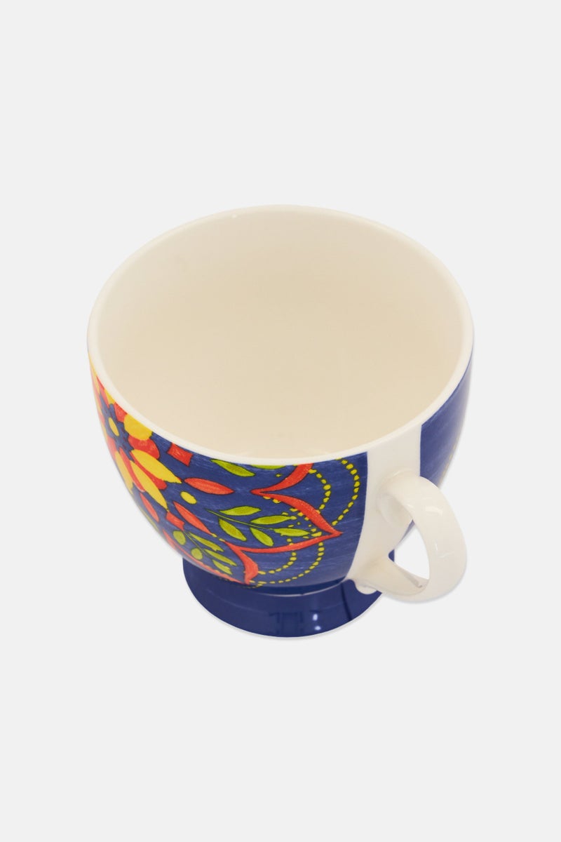 KitchenCraft Moroccan Footed Mug 400Ml, Multicolor - Image 3