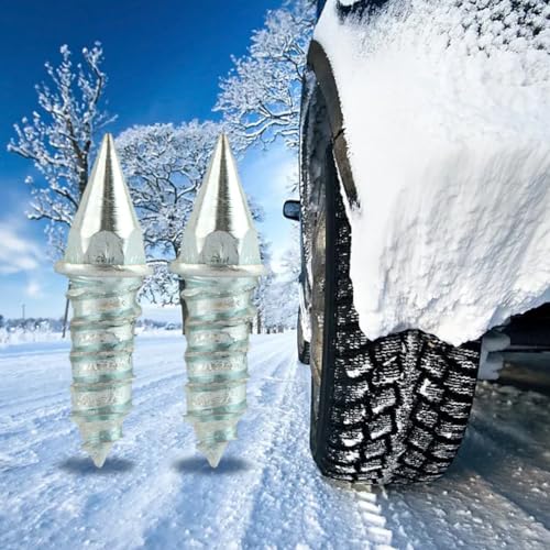 CfoPiryx 50PCS Anti-Slip Snow Screw Stud, Car Off-Road Screw Tire Nail Anti-Slip Wheel Snow Anti Skid Ice Stud Tyre Spike(L=27mm) - Image 4