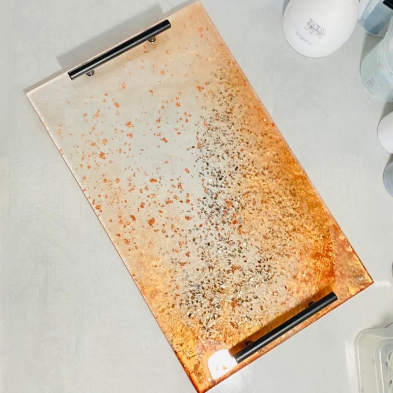 R H LIFESTYLE Resin Large Silicone Irregular Tray Mould for DIY Handmade Plate (Rectangle Plain Tray Mould, 13 X 9 in) - Image 4