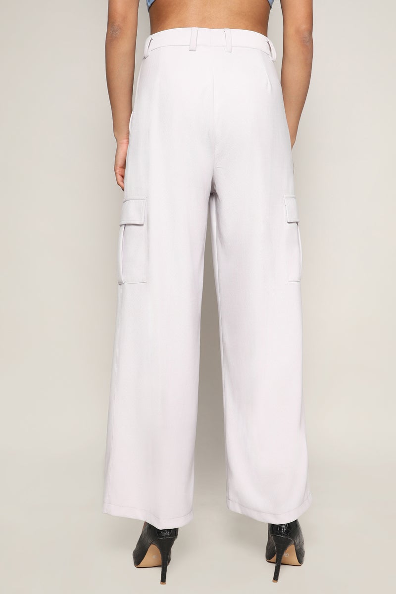 كامبوس سوترا Women's Cream White Baggy Cargo Pants - Image 5