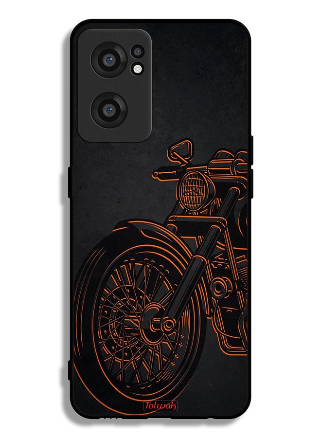 Tolwak غطاء حماية بتصميم دراجة كلاسيكية لهاتف OnePlus Nord CE 2 5G - Image 2