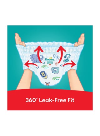 Rash And Leakage Protection Size 5 12-18kg Pant Diapers Aloe Vera Lotion  Super Saver Box - 162 Count - view 3