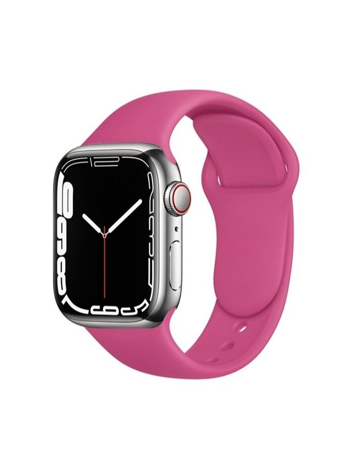 Apple Watch Band 41mm 40mm 38mm Soft Silicone Sport Band Replacement Wrist Strap Compatible for iWatch Apple Watch Series 7/SE/6/5/4/3/2/1 (41mm/40mm/38mm)