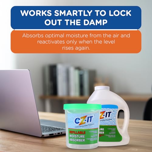 CZ-IT Moisture Absorber Refill Economy Pack, White, 3400 g - Image 4