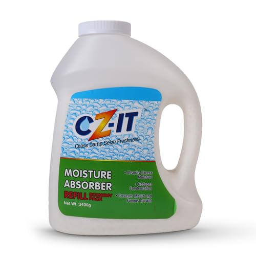 CZ-IT Moisture Absorber Refill Economy Pack, White, 3400 g - Image 1