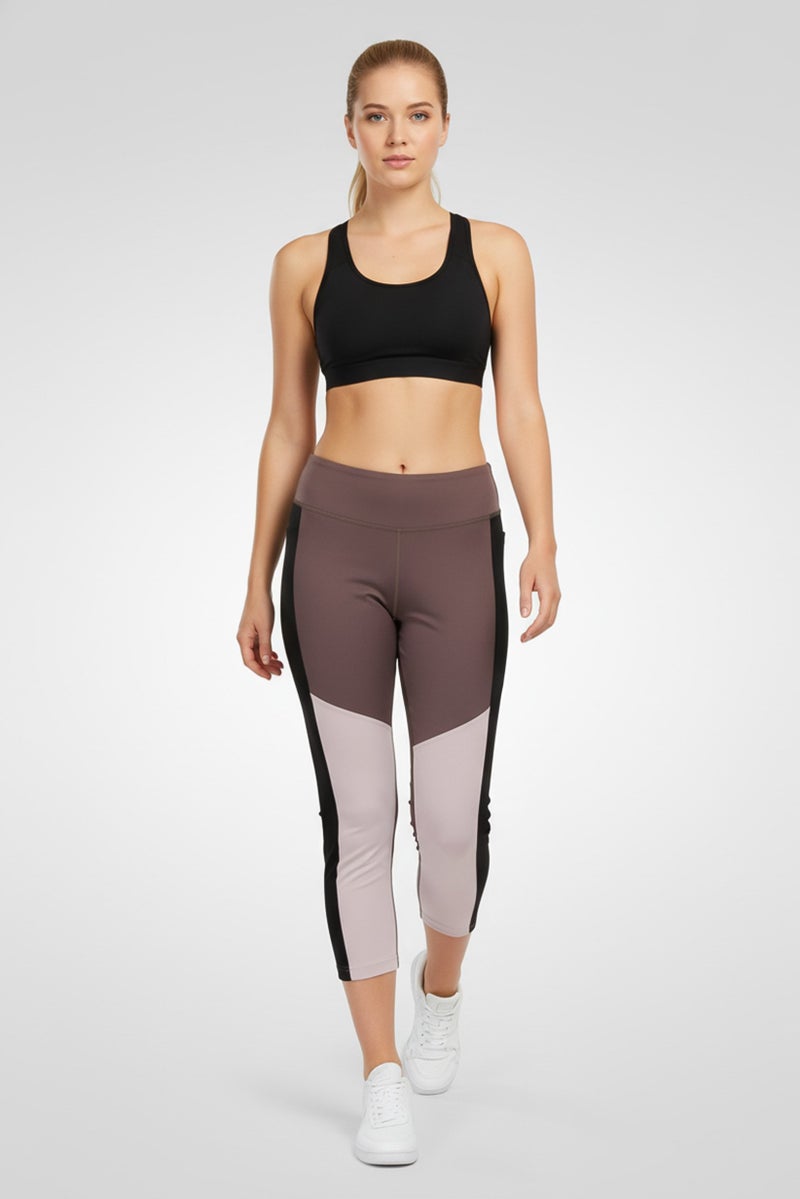 Reebok Women Sportswear Fit 3/4 Training Leggings, Multicolor - Image 1