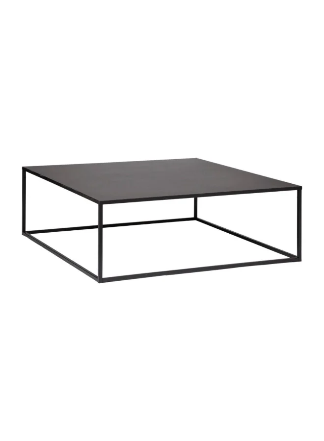 Atmosphera Gota Elegant Design Square Shaped Coffee Table Black 36 x 100 x 100 cm 185060