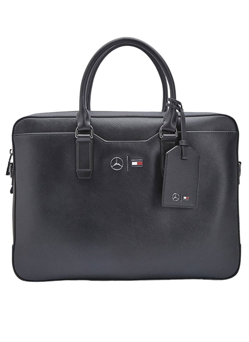 Tommy Hilfiger Plus - Tommy Hilfiger Black Laptop Men Bag - Image 1