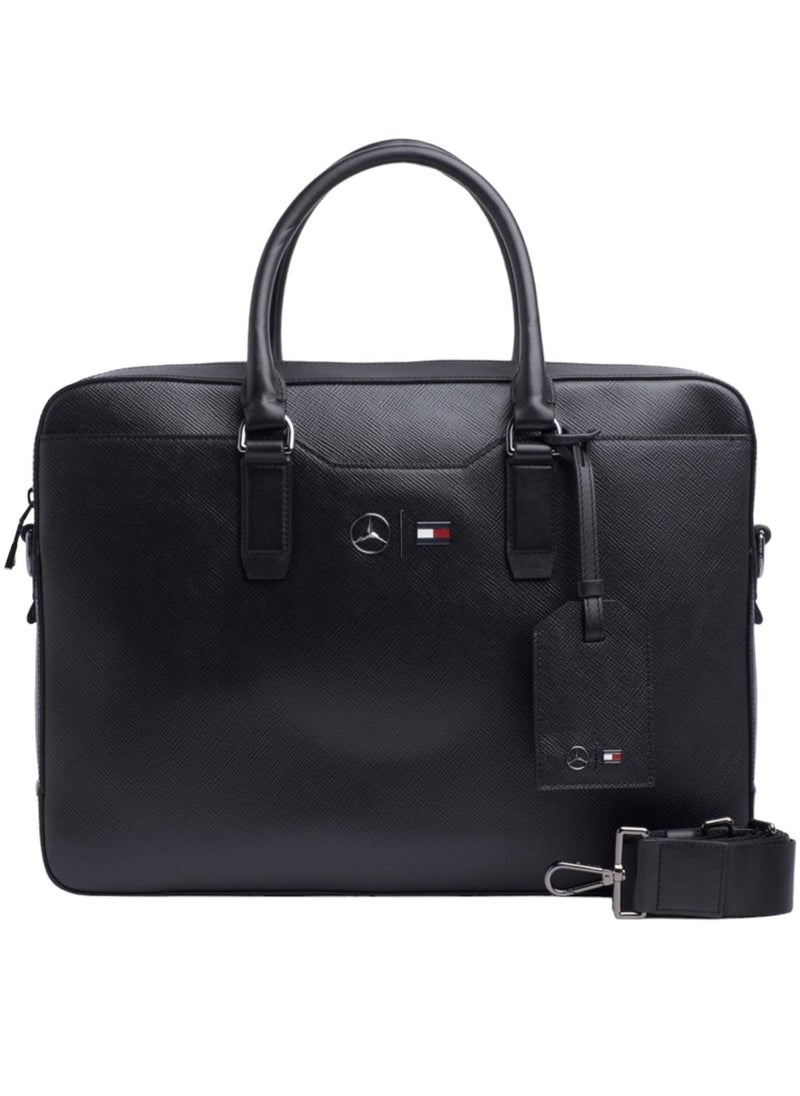 Tommy Hilfiger Plus - Tommy Hilfiger Black Laptop Men Bag - Image 1