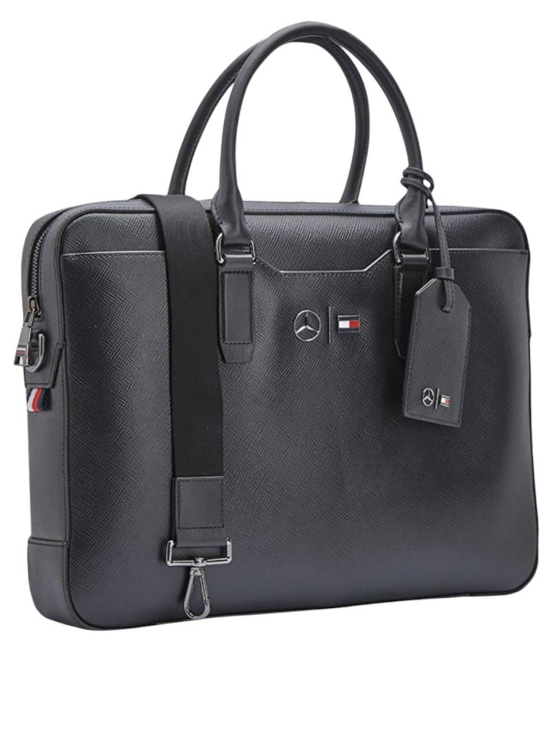 Tommy Hilfiger Plus - Tommy Hilfiger Black Laptop Men Bag - Image 1