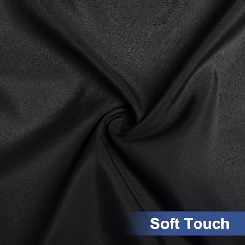 homing Rectangle Table Cloth Cover, Waterproof Polyester Elastic Fitted Tablecloth, Fits for 6 Foot Folding Tables, Washable Table Protector for Picnic, Camping, Outdoor (Black, 30" x 72") - Image 4