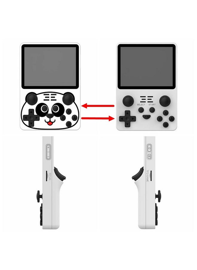 Petforu Powkiddy RGB20S Handheld Retro Game Console with Built-in Games (64G 15000 Games White)