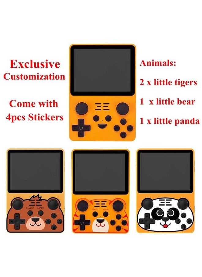 Petforu Powkiddy RGB20S Handheld Retro Game Console with Built-in Games (64G 15000 Games White)