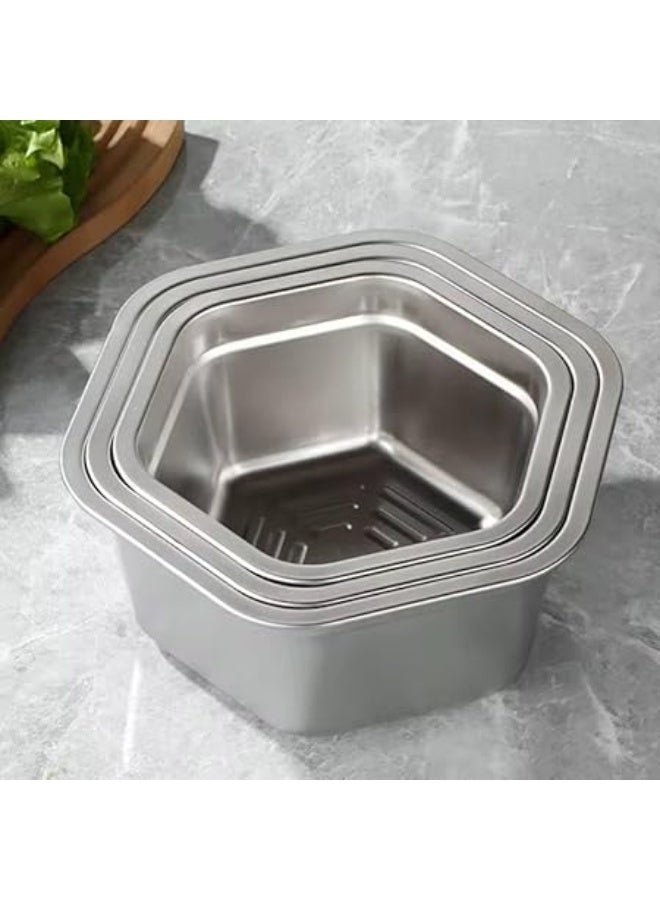 Ribbed Refrigerator Set - Stylish and practical design for food storage and refrigerator organization | Durable transparent material | Modern ribbed shape for easy cleaning and use AR  - Image 5