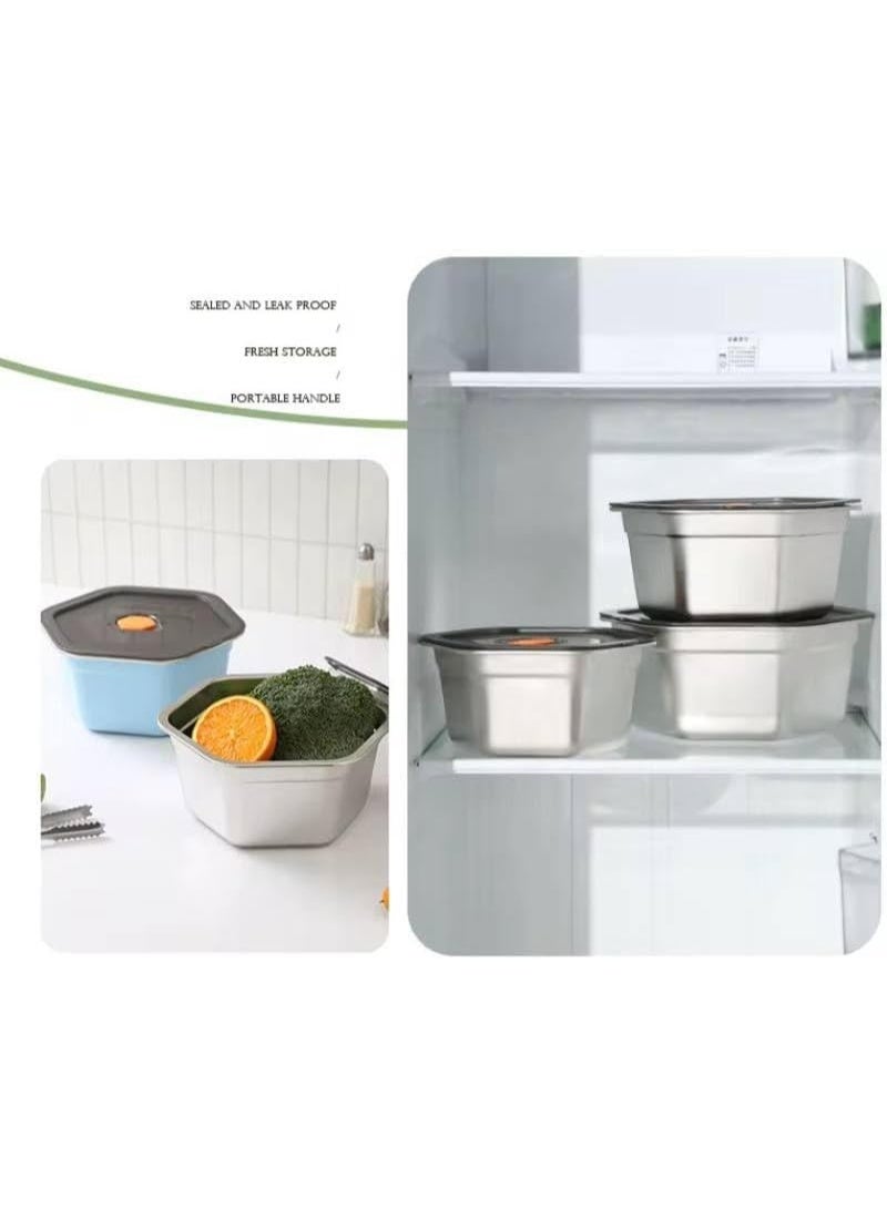 Ribbed Refrigerator Set - Stylish and practical design for food storage and refrigerator organization | Durable transparent material | Modern ribbed shape for easy cleaning and use AR  - Image 4