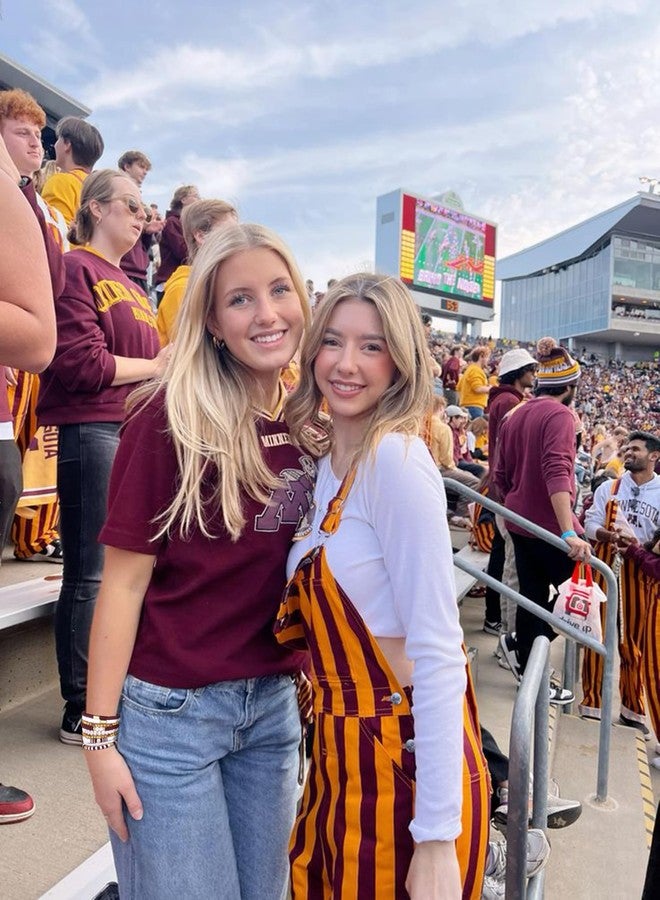 boderier Football Bracelets for Women Stack Game Day Bracelets Heishi Beaded Stretchy Sports Fan Football Accessories Jewelry (Maroon White) - Image 2