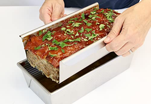 USA Pan Bakeware Aluminized Steel Meat Loaf Pan with Insert - Image 5