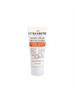 CURLSMITH Double Cream Deep Quencher - Vegan Moisturising Deep Conditioner for Ultra Dry, Wavy, Curly or Coily Hair (2oz)  - Image 1