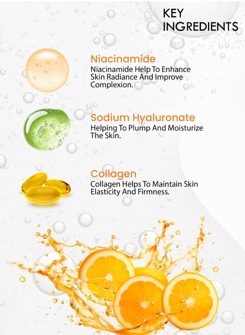 Malika 30X Booster Vitamin C Serum 30ml | Vitamin C Face Serum for Brightening & Reducing Dark Spots | Anti-Aging, Collagen-Boosting, Hydrating | Vitamin C Facial Serum for All Skin Types - Image 5