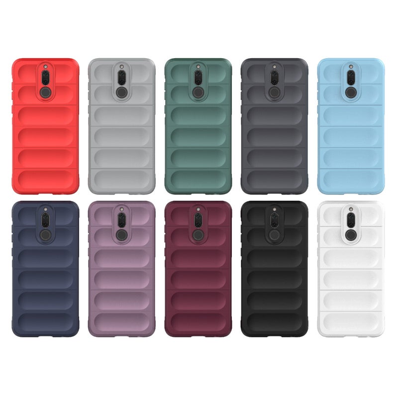 HuHa Protective Cover For Huawei Mate 10 Lite Magic Shield TPU + Flannel Phone Case(Light Blue) - Image 2