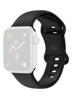 PROMASS Replacement Watchbands For Apple Watch Series 7 41mm/6 & SE & 5 & 4 40mm/3 & 2 & 1 38mm Black 