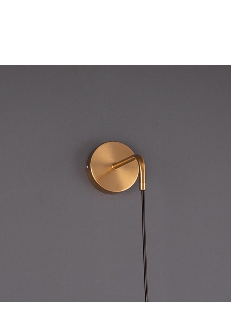 يوكاندل مصباح متدلي جداري زجاج عسلي مودرن، مصباح حائط  لغرفة النوم والمعيشة - Image 5