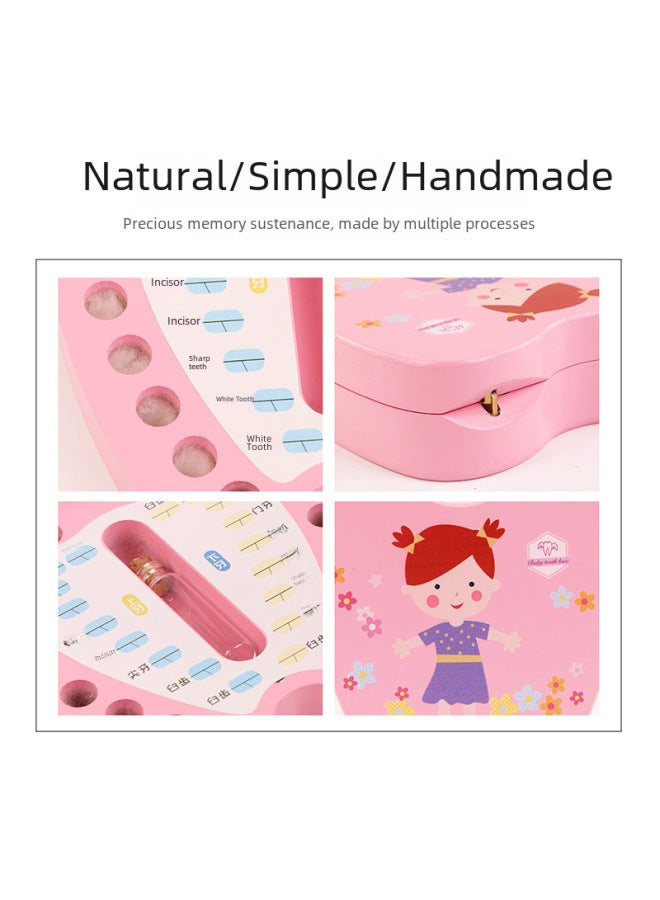 Children's Deciduous Teeth Box Teeth Collection Box Storage Box Baby's Replacement Deciduous Teeth Commemorative Box-Color:Blue Zodiac Mouse  - Image 5