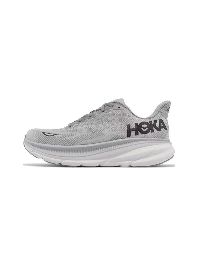 Hoka One One Clifton 9 Outdoor Running Sneakers Grey  - Image 1