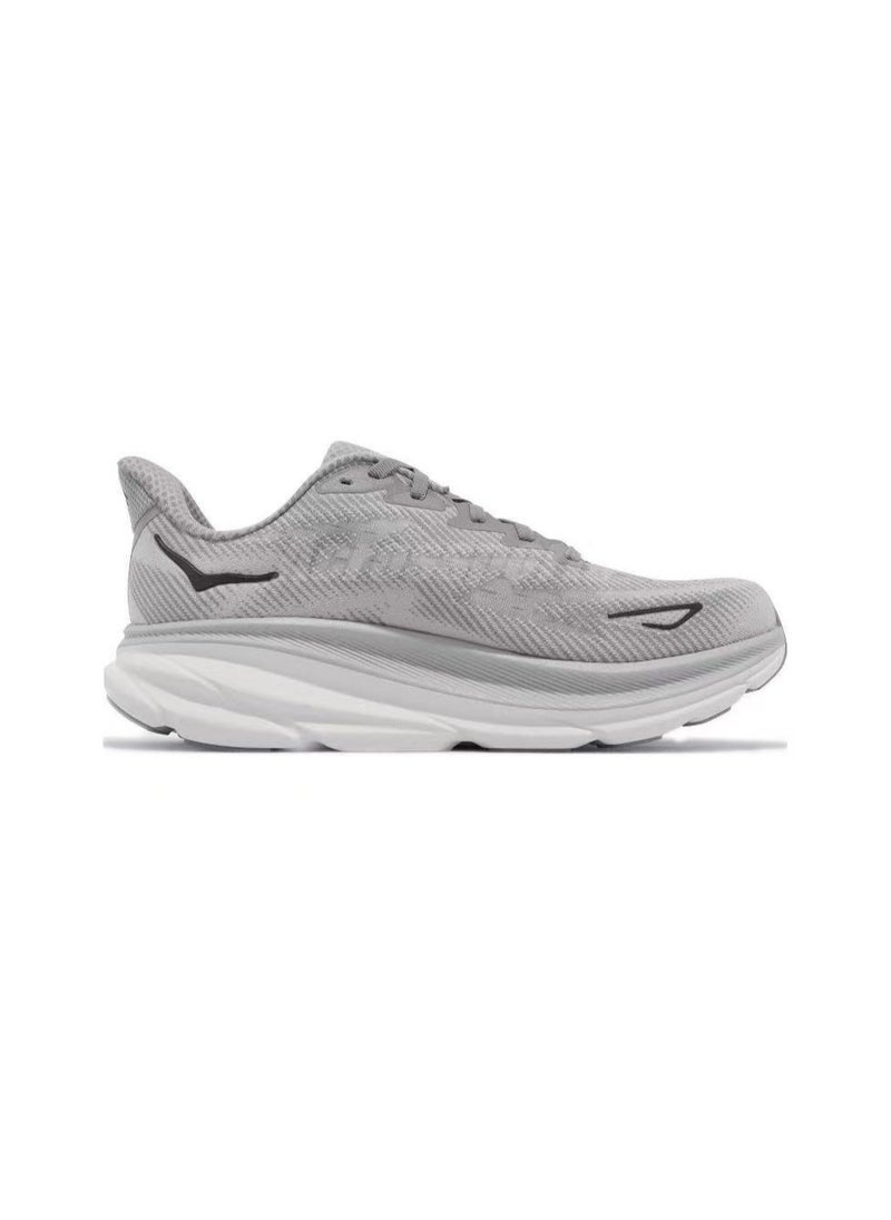 Hoka One One Clifton 9 Outdoor Running Sneakers Grey  - Image 2