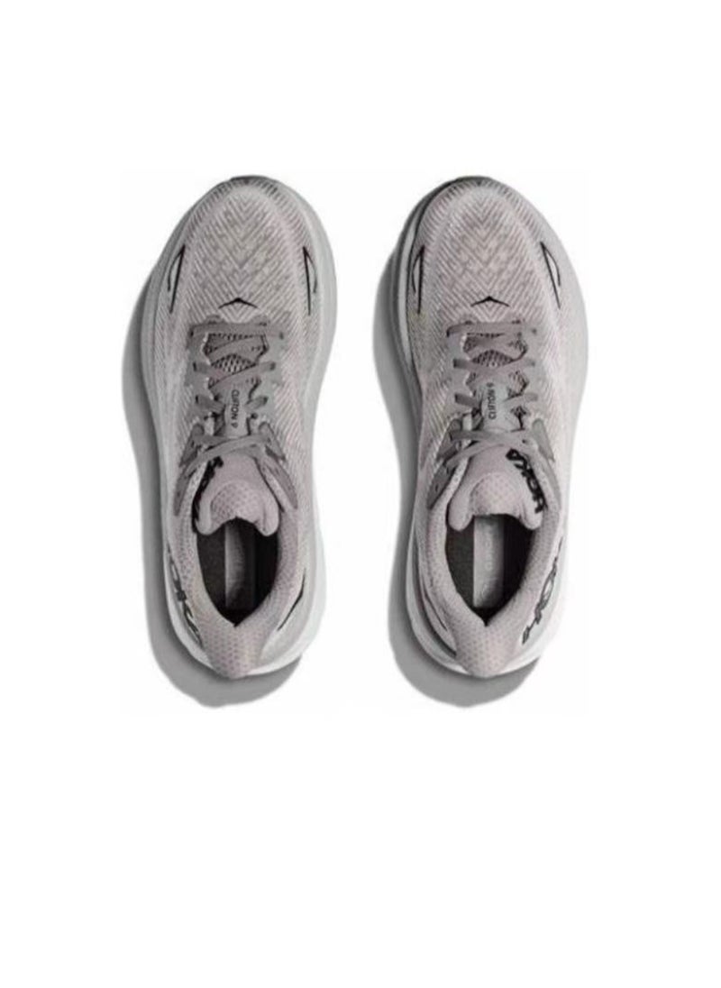 Hoka One One Clifton 9 Outdoor Running Sneakers Grey  - Image 4