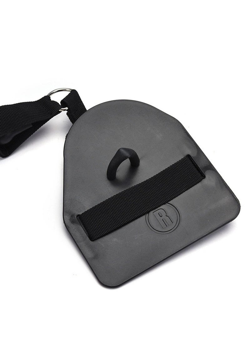 سبال حزام مقاومة للياقة البدنية مع مقابض، تدريب على المقاومة في صالة الألعاب الرياضية المنزلية، حبل شد للبطن والخصر والذراع والكتف للرجال والنساء، تونر مثالي للعضلات - Image 4