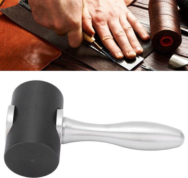 Nylon T Shape, Leather G Hammer Craft Leathercraft Accessories Hand Tool with Aluminum Handle S - Image 4
