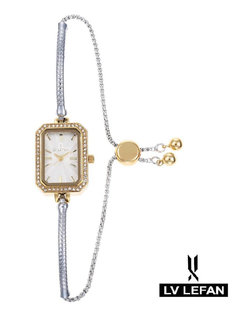 ساعه نسائيه من لف ليفان جديده وجذابه