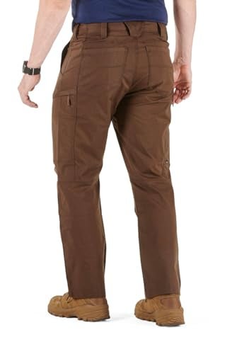 5.11 Tactical Men's Apex Pants, Regular Fit, Gusseted, 10 Pockets, Style 74434, Burnt 2, 32W x 30L - Image 4