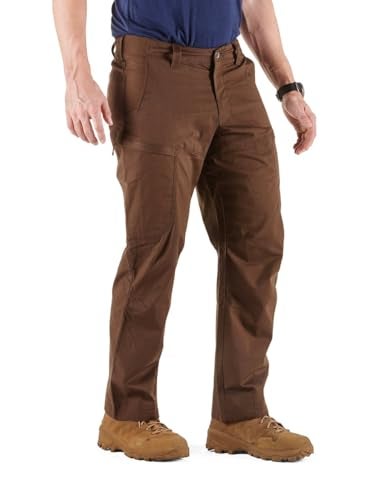 5.11 Tactical Men's Apex Pants, Regular Fit, Gusseted, 10 Pockets, Style 74434, Burnt 2, 32W x 30L - Image 5