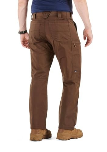 5.11 Tactical Men's Apex Pants, Regular Fit, Gusseted, 10 Pockets, Style 74434, Burnt 2, 32W x 30L - Image 3