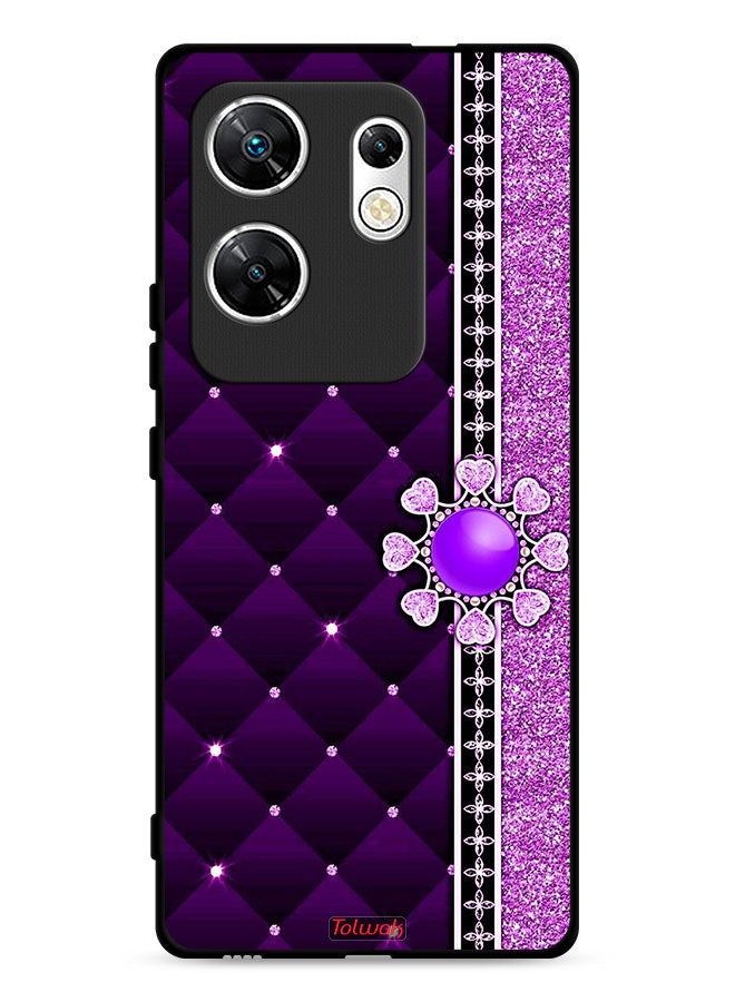Tolwak Infinix Zero 30 4G Protective Case Cover Glitter Hearts - Image 1