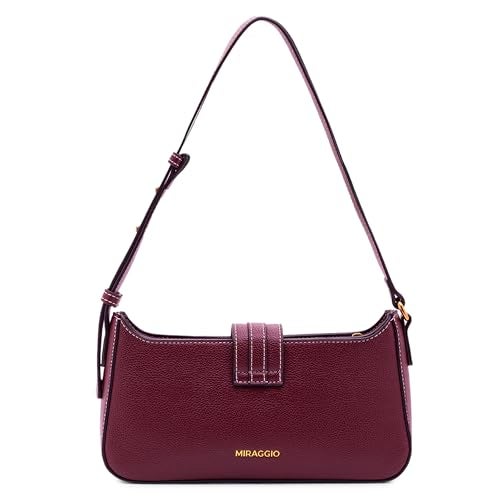 Miraggio Maddie Shoulder Bag (Wine) - Image 5