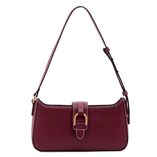 Miraggio Maddie Shoulder Bag (Wine) - Image 1