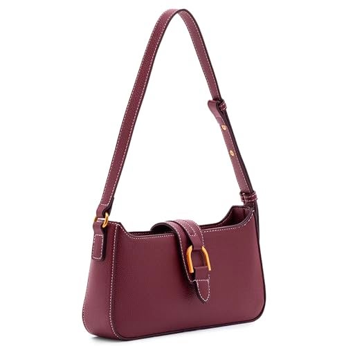 Miraggio Maddie Shoulder Bag (Wine) - Image 4
