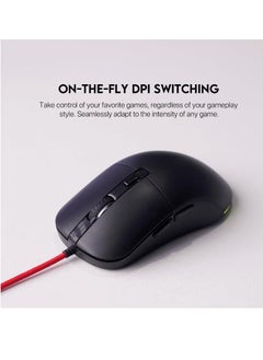 FANTECH Fantech VX9 RGB Wired Gaming Mouse, 30 IPS Speed / 8G Acceleration, Adjustable 400 - 3600 DPI, 5 million Clicks, 7 Lighting Effects, 6  Programmable Buttons Gaming Mice  - Image 5