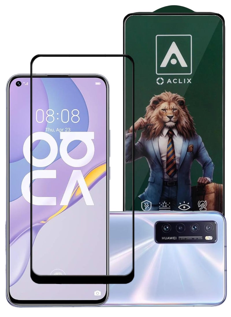 ACLIX Antistatic ESD Dustproof Premium Quality High Definition Tempered Glass Screen Protector Designed For Huawei nova 7 5G - Image 1