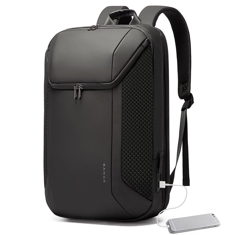 BANGE Smart Business Laptop Backpack Waterproof can fit 15.6-17.3 Inch Laptop with 3.0 USB charging port for men and women - Image 1