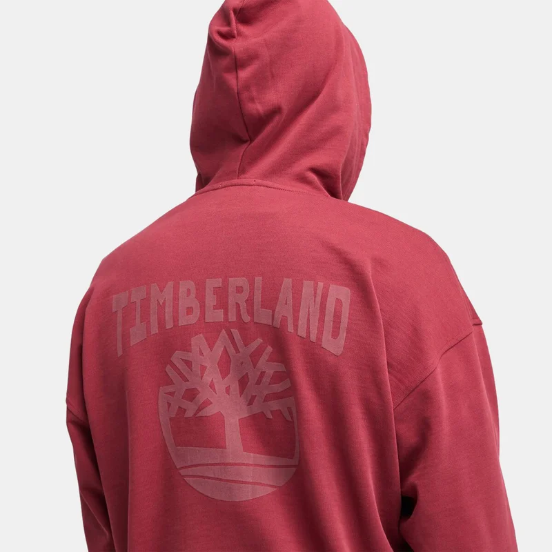Timberland Red Men's Back Logo Hoodie for Men | Best Price UAE